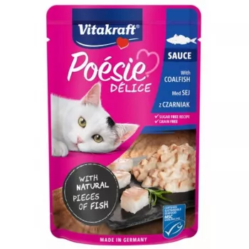 VITAKRAFT Poesie Delice must kala – märg kassitoit – 85 g