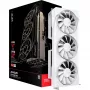 Graafikakaart XFX Radeon RX 9070 XT — 16 GB GDDR6, 256-bitine, PCIe x16, 2400 MHz, 3 ventilaatoriga valge, 325×65 mm