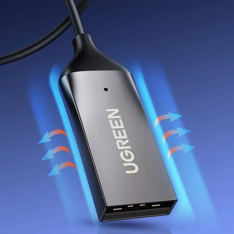 Audio receiver UGREEN CM309 Bluetooth 5.0 USB with 3.5 mm AUX jack, must, 20–20000 Hz