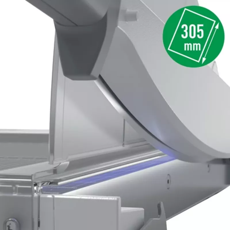Leitz Precision Home Office paberilõikur A4, 10 lehte, käsitsiklambriga, roostevaba teras, A4, 80 g/m², antratsiit