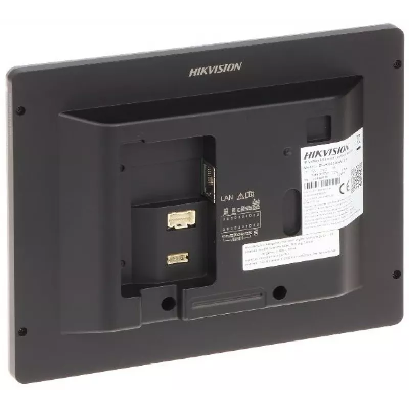 Videosiseside Hikvision DS-KH8350-TE1 7-tolline IPS-puutetundlik ekraan, PoE, SIP, MicroSD-pesa, 1024×600, Alumiiniumkorpus, Must