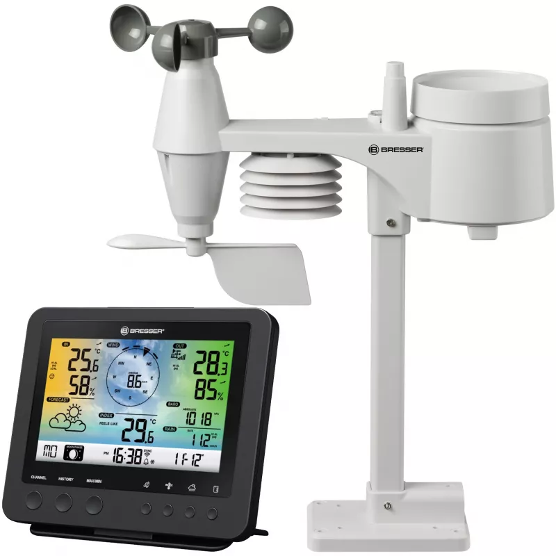 Bresser Optics 7002580 digitaalne ilmajaam Must AC Wi-Fi