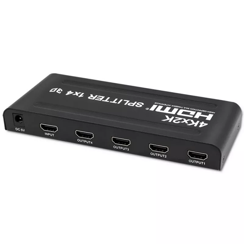 Qoltec 51798 aktiivne HDMI-jaotur 4 x HDMI 4K x 2K | 3.4Gb/s