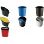 Helit H6105818 ümmargune plastist prügikast, kollane (H61058-18)
