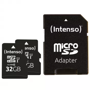 Välkmälu Intenso 32GB UHS-I microSDHC Doppelpack