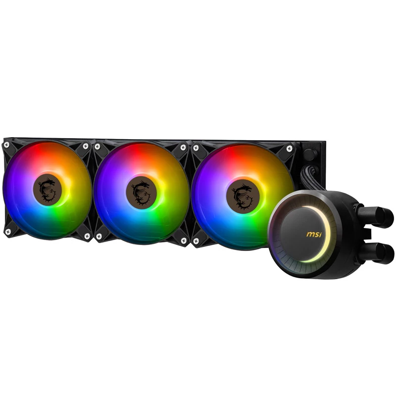 MSI MAG CORELIQUID E360 arvutijahutussüsteem Emaplaat, Protsessor Vedelikjahutuskomplekt 12 cm Must