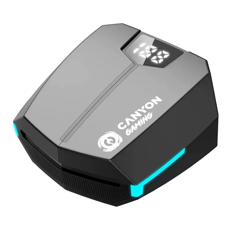 Canyon GTWS-2 Kõrvaklapid Juhtmevabad Ear Hook Mängude USB Type-C Laadimisdokk Must (CND-GTWS2B)