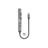 USB-Jaotur Port Designs 900163 USB-C 5000 Mbit/s Hõbedane