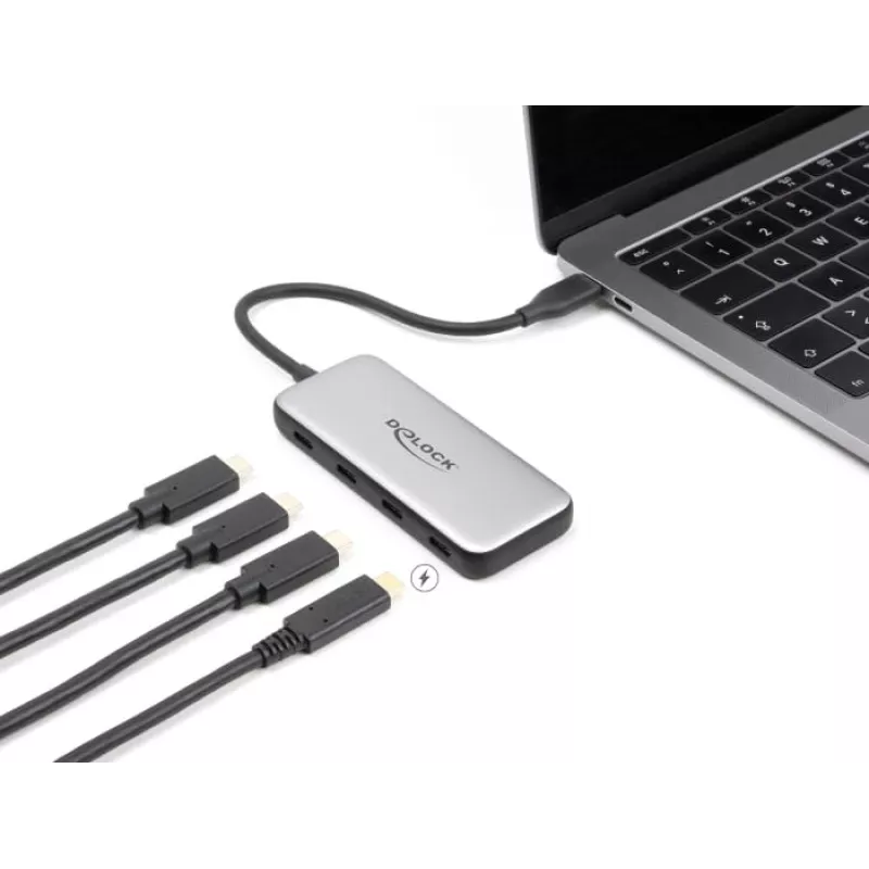 DeLOCK 64261 USB 3.2 Gen 1 USB-C jaotur 10000 Mbit/s Must Hall