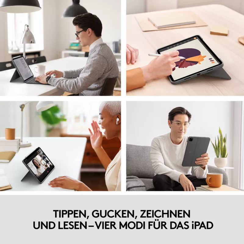 Korpuse ja klaviatuuri komplekt Combo Touch US iPad Pro 11 1,2,3 Gen hall