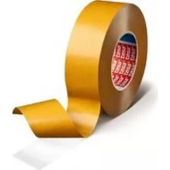 Tesa tesafix 4900 Transfer Adhesive Tape, transparent, 33 m x 12 mm, acrylic, 200 °C temp. resistance