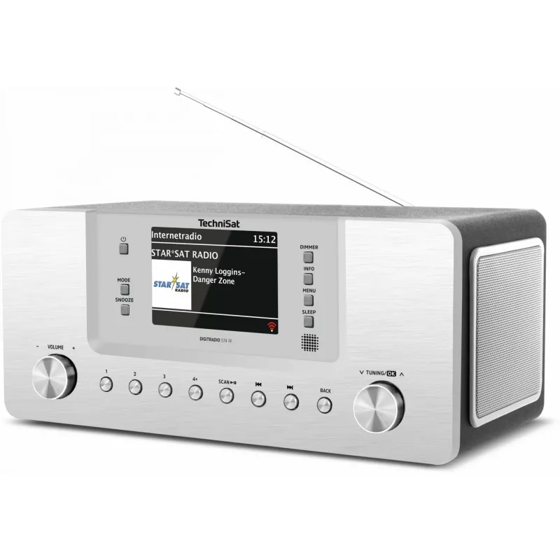 TechniSat DigitRadio 574 IR - Audiosüsteem - 2 x 5 Watt - Hõbedane (0001/2951)