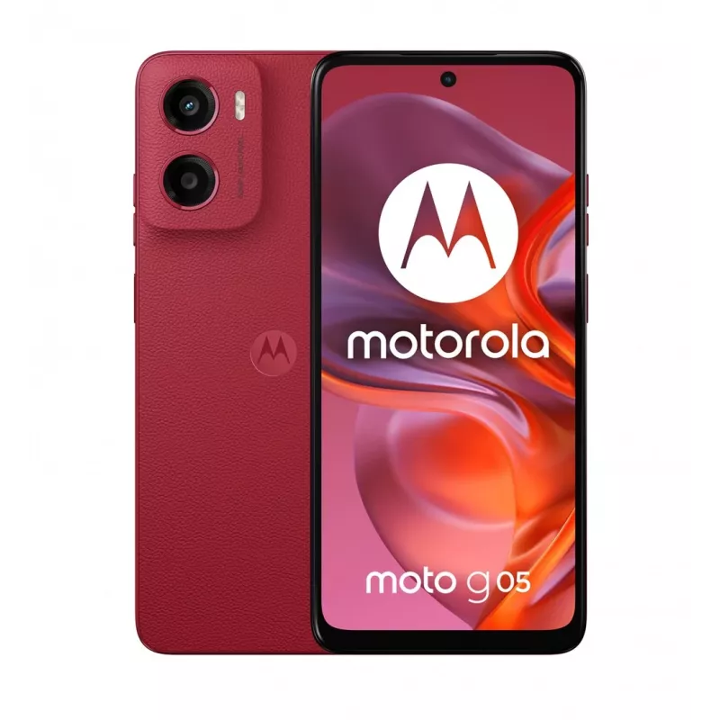 Motorola moto g05 16.9 cm (6.67 tolli) Dual SIM Android 15 4G USB USB-C 4 GB 256 GB 5200 mAh Punane