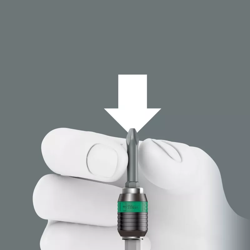 Bitholding screwdriver Wera 816 R with Rapidaptor quick-release chuck