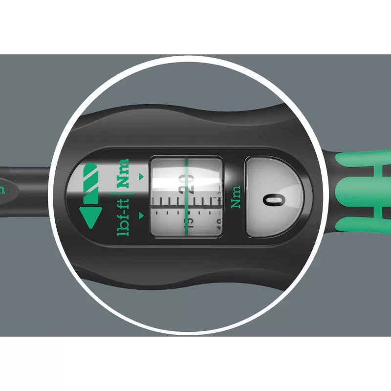 Wera Click-Torque X 7 momentvõti must-rohelise käepidemega, nelikantpesa 14x18 mm