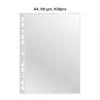 AD Class PUNCHED POCKET Kristallselge A4 60 mikronit, pakk 100 tk