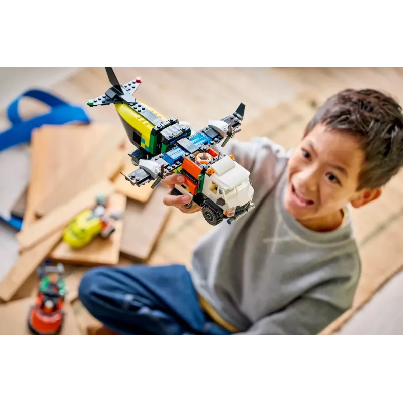 LEGO CITY 60505 Lennuk, Teenindusauto ja Hõljuk