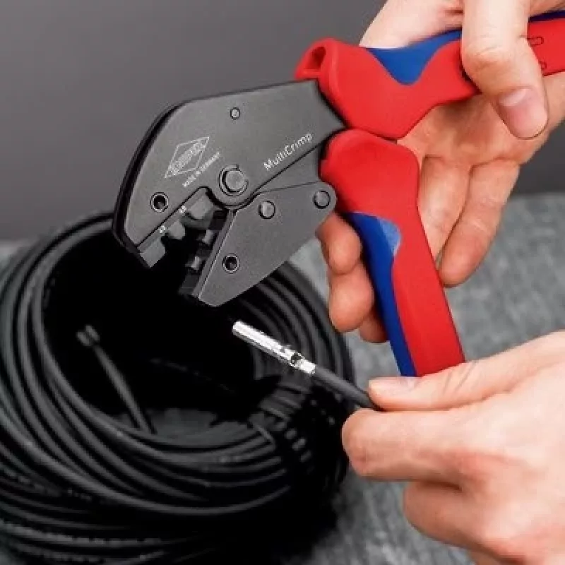 Pressimistangid Knipex 97 33 03 MultiCrimp MC4 ja MC4 EVO2 PV-pistikutele
