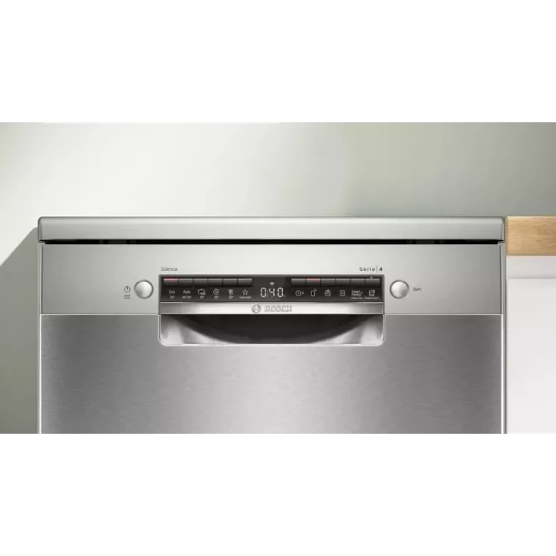 Eraldiseisev nõudepesumasin Bosch SMS4EVI04E — 13 komplekti, 44–46 dB, energiaklass D, 60×60×84,5 cm