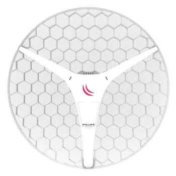 Võrguantenn MikroTik LHG XL HP5 27,5 dBi 5 GHz kahe polarisatsiooniga, PoE, kõrgus 245 mm, läbimõõt 55 cm