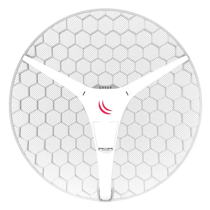 Võrguantenn MikroTik LHG XL HP5 27,5 dBi 5 GHz kahe polarisatsiooniga, PoE, kõrgus 245 mm, läbimõõt 55 cm