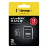 MÄLU MICRO SDHC 16GB C10/W/ADAPTER 3413470 INTENSO