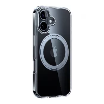 Kaitseümbris Torras Ostand Pro iPhone 16 Plus jaoks, läbipaistev, õhuke, TPU/PC