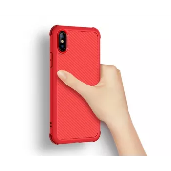 Põrutuskindel ümbris Devia Shark1 iPhone XS Max jaoks (6.5) — punane