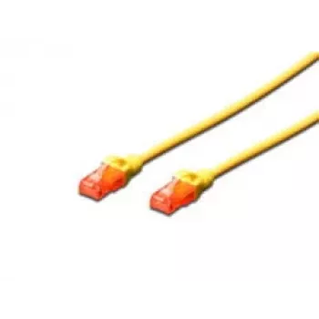 DIGITUS Professional - Paigalduskaabel - RJ-45 (M) kuni RJ-45 (M) - 5,0 m - UTP - CAT 6e - IEEE 802.3 - Halogeenivaba, vormitud, tõmbevaba - Kollane (DK-1617-050/Y)