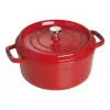 Ühe panniga Staub Cocotte 24 cm Cherry
