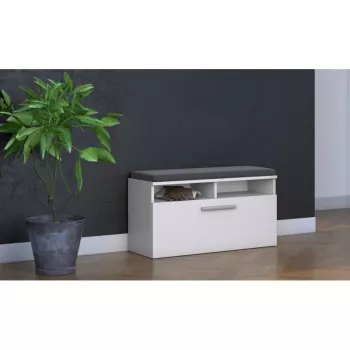 Kingakapi pealne korraldaja e-pood RIVA SZAFKA BIEL — suletud, valge, puitlaastplaat, 850×460 mm
