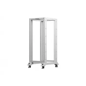 LANBERG 19-tolline avatud raamiga rack 27U 600x800 mm hall, 27U avatud raamiga serveririiul