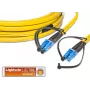 Lightwin LDP-09 LC-LC 2.0 FD fiiberoptiline kaabel 2 m OS2 kollane (LDP-09 LC-LC 2.0 FD)