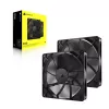 Corsair RS140 140mm korpuse ventilaator 2 tk komplekt Must
