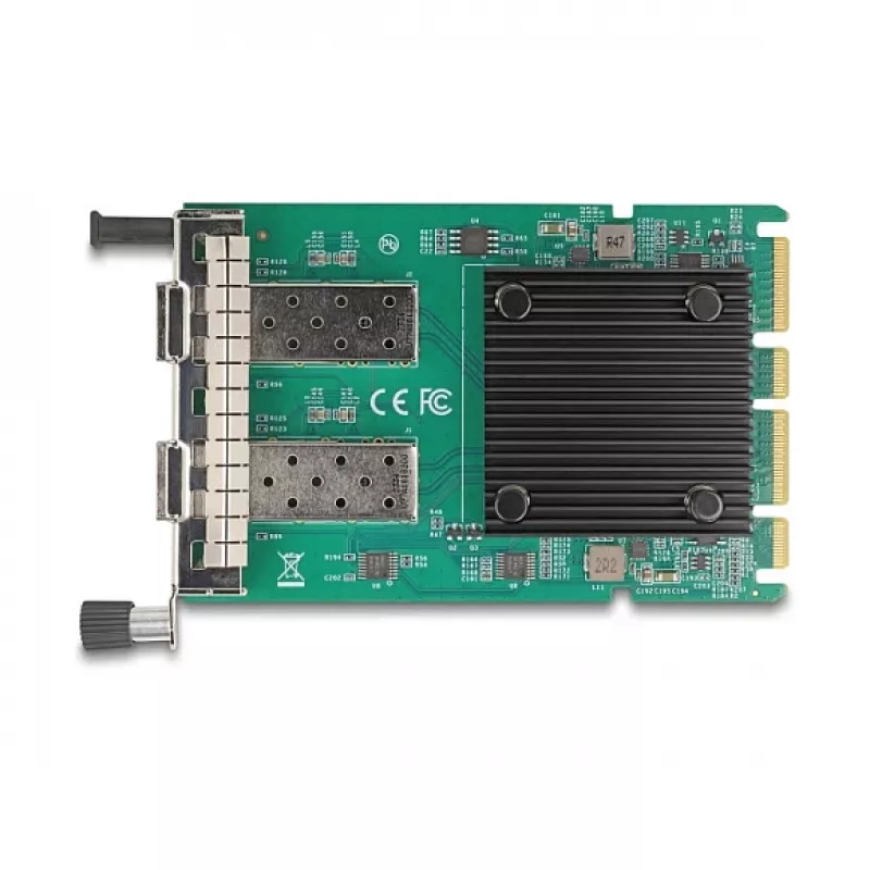 DeLOCK 88386 OCP 3.0 võrgukaart, 2 x SFP+ 10 Gigabit LAN