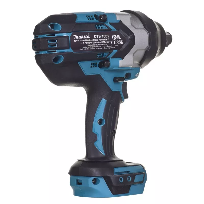 Makita DTW1001Z elektriline kruvikeeraja/löökkeeraja 1800 RPM Must, Sinine, Hall