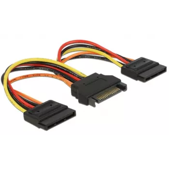 Sisemine toitekaabel DeLOCK 60143 0,15 m SATA 15-kontaktiline