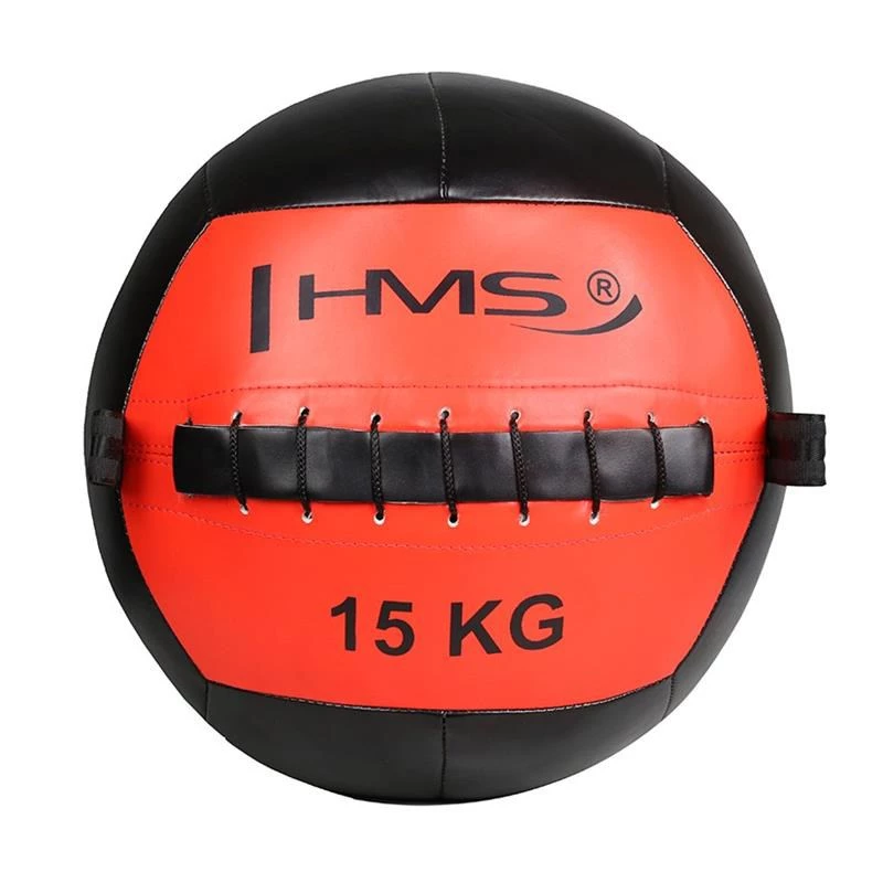 HMS Fitness WLB15 meditsiinipall 15 kg Must, Oranž