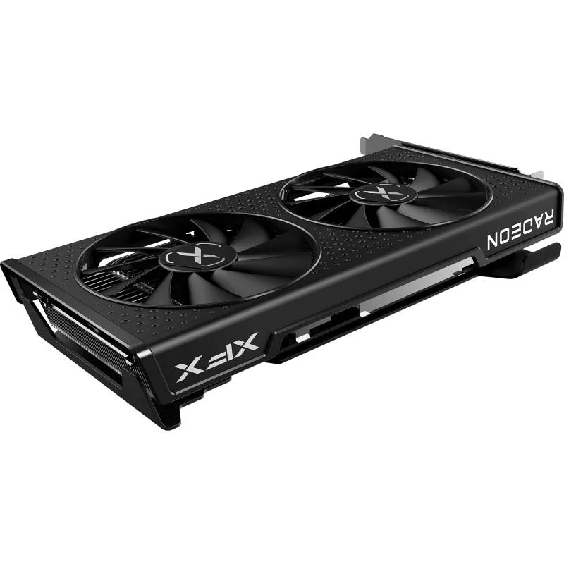 Graafikakaart XFX Radeon RX 7600 — 8 GB GDDR6, PCIe 4.0, 128-bit, 2x DisplayPort 2.1, HDMI 2.1, 2 ventilaatorit