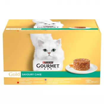 Purina Gourmet Gold Savoury Cake märg kassitoit 48x85 g
