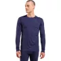 Odlo BL TOP ümara kaelusega pikkade varrukatega MERINO 200 termopesu, suurus L, sinine