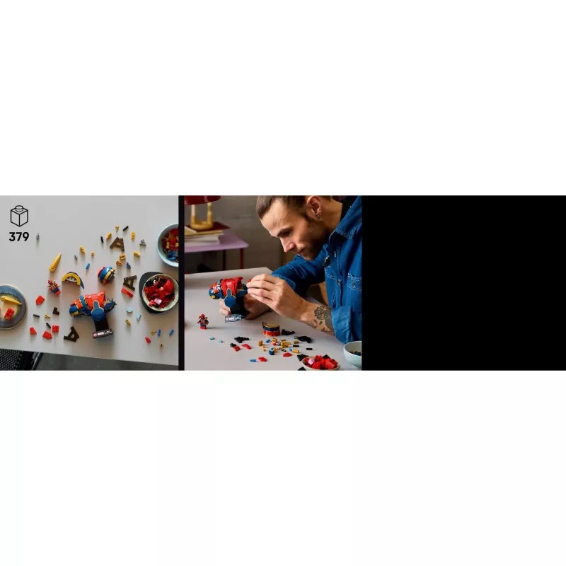 LEGO Marvel kollektsioneeritav büst Iron Spider-Man 76326, 379 tükki, 18+ eksponeerimismudel, 170×200×110 mm