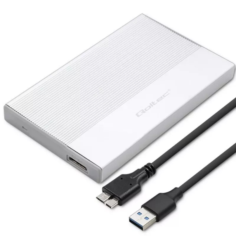 Korpus 2,5-tollisele SATA SSD/HDD-le QOLTEC 52278 USB 3.0, toetab kuni 2 TB