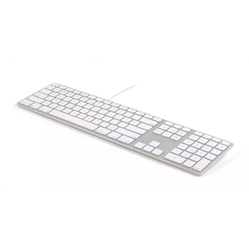 Klaviatuur Matias FK318B-UK Alumiiniumist Mac Hub 2xUSB Kosmosehall — Mehaaniline Maciga ühilduv klaviatuur integreeritud USB-jaoturiga