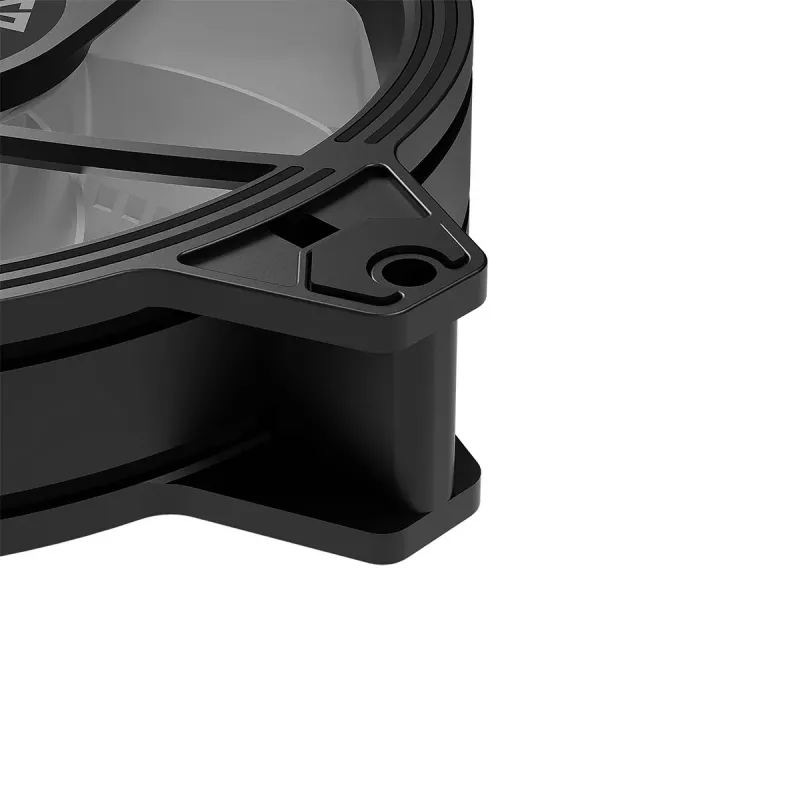 120 mm korpuse ventilaator MODECOM VOLCANO APEX 120 ARGB must