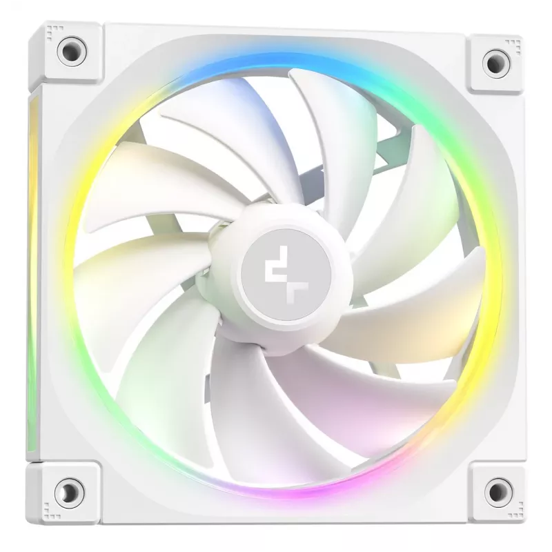 Vedelikjahutus DeepCool LQ360 Valge, 360 mm radiaator, RGB-ventilaatorid