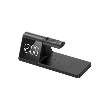 Havit W3042 - 3-in-1 juhtmevaba laadimisjaam, must