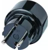 Reisiadapter USA, Jaapan/maandatud pistik, pistikupesa adapter must