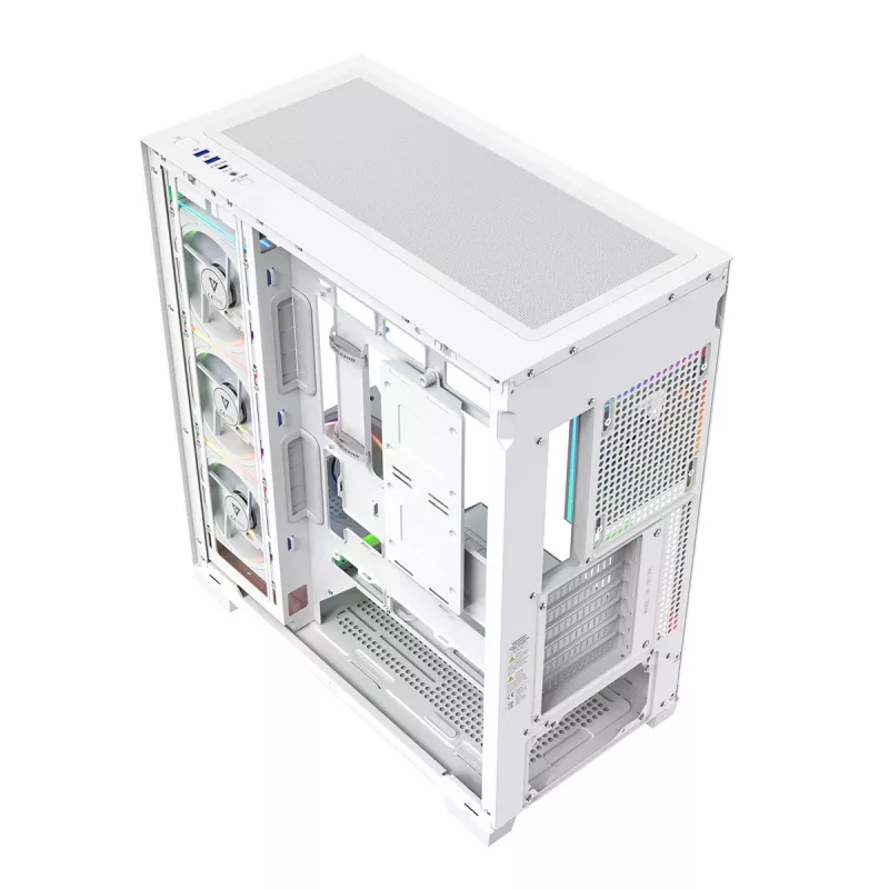 Modecom Volcano Stellar Plus ARGB Midi 5F Valge