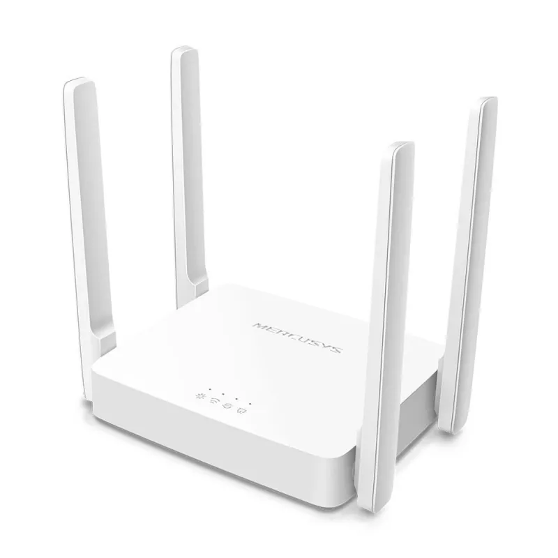 Lauamarsruuter MERCUSYS AC10 kaheribaline 2,4/5 GHz Wi‑Fi 5, 4 välist antenni, 1x Fast Ethernet (WAN/LAN)